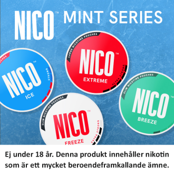 NICO Mint Series Vitt Snus