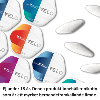 VELO Shift - Vitt snus med comfort pouches