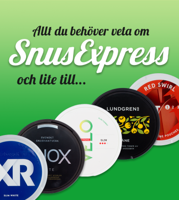 Nu satsar SnusExpress även på den svenska marknaden!