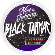 Nick & Johnny No7 Black Tarmac Licorice Extra Strong
