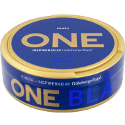 One Blå White