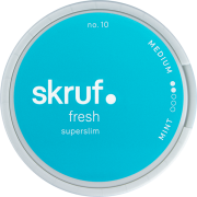 Skruf Fresh No. 10 Mint Medium Superslim White