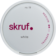 Skruf No. 19 Tranbär Medium White