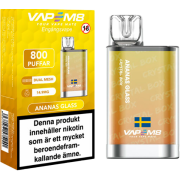 VapeM8 Crystal Box Ananas Glass 14,9mg