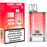 VapeM8 Crystal Box Jordgubbsglass 20mg