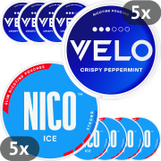 VELO Crispy Peppermint & NICO Ice Mixpack