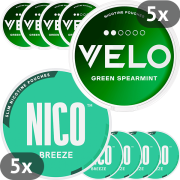 VELO Green Spearmint & NICO Breeze Mixpack