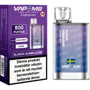 VapeM8 Crystal Box Blåbär Bubbelgum 14,9mg