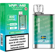VapeM8 Crystal Box Mint Tuggummi 14,9mg
