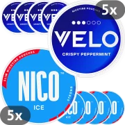 VELO Crispy Peppermint & NICO Ice Mixpack