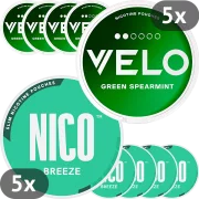 VELO Green Spearmint & NICO Breeze Mixpack
