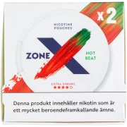 Zone X 2-pack Hot Beat Extra Strong Slim